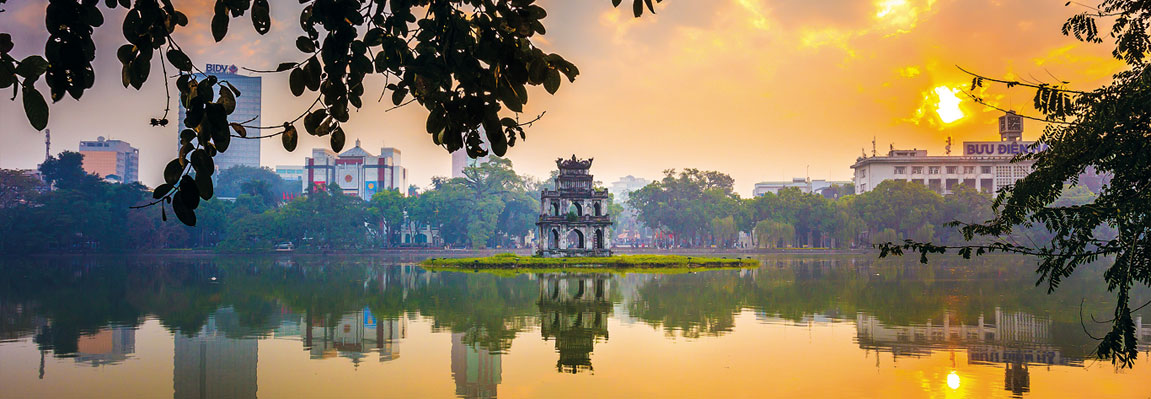 Hoan Kiem Lake Hanoi WIetnam