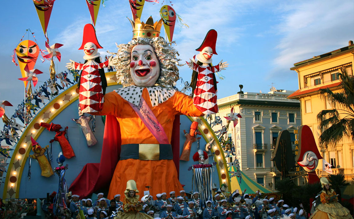 Karnawał w Viareggio Toskania Włochy